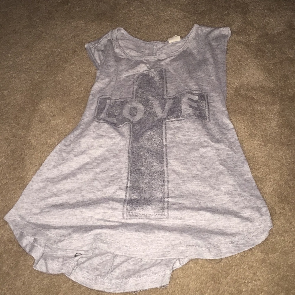 Grey dance top